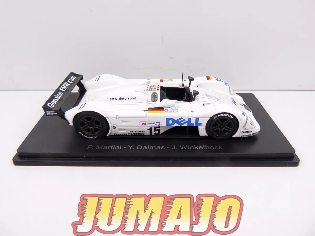 24H149 1/43 HACHETTE Japon 24 Heures Le Mans : BMW V12 LMR Winner 1999 Martini #15 – Image 8