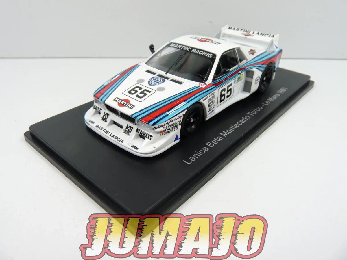 24H154 1/43 HACHETTE Japon 24 Heures Le Mans : Lancia Beta Montecarlo Turbo 1981 Cheever #65
