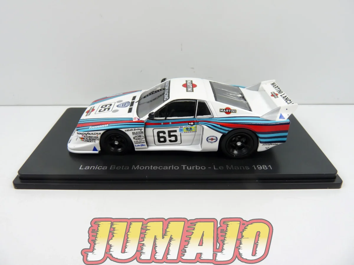 24H154 1/43 HACHETTE Japon 24 Heures Le Mans : Lancia Beta Montecarlo Turbo 1981 Cheever #65 – Image 3