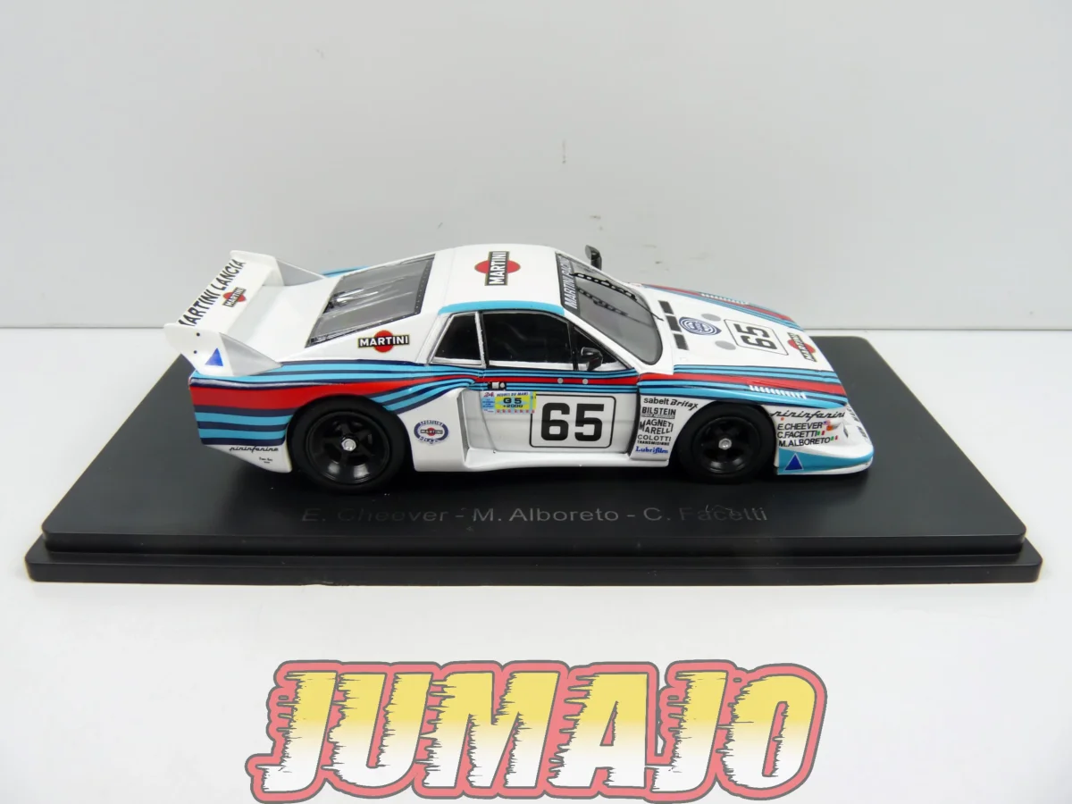 24H154 1/43 HACHETTE Japon 24 Heures Le Mans : Lancia Beta Montecarlo Turbo 1981 Cheever #65 – Image 8