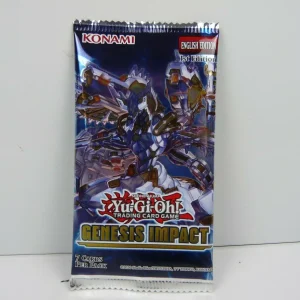YU-GI-OH booster pack scellé Genesis Impact 1st edition English 7 cards game