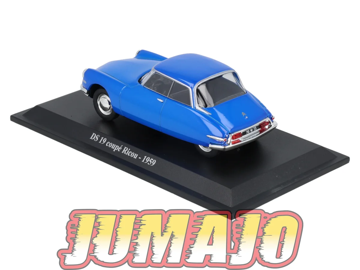 DS23 Voiture 1/43 Atlas DS CITROEN Collection : DS 19 Coupé Ricou 1959 – Image 4