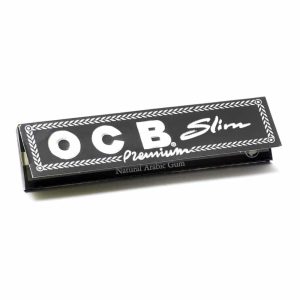 1 à 25 paquets de feuilles OCB SLIM longue PREMIUM NOIR